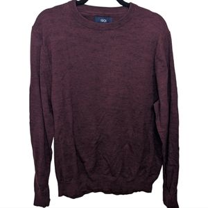 1901 Men’s 100% Cotton Burgundy Sweater L 🍂